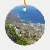 Knippen op tafelgebergte - Uitzicht over Camp's ba Keramisch Ornament (Voorkant)