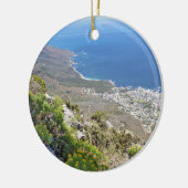 Knippen op tafelgebergte - Uitzicht over Camp's ba Keramisch Ornament (Links)