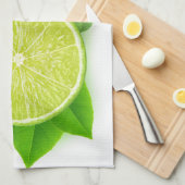 Knippen van kalk theedoek (Quarter Fold)