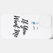 Knipper als je me grappige heren Case-Mate iPhone case (Achterkant (horizontaal))