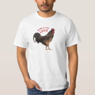 Knipper als je van haan houdt t-shirt
