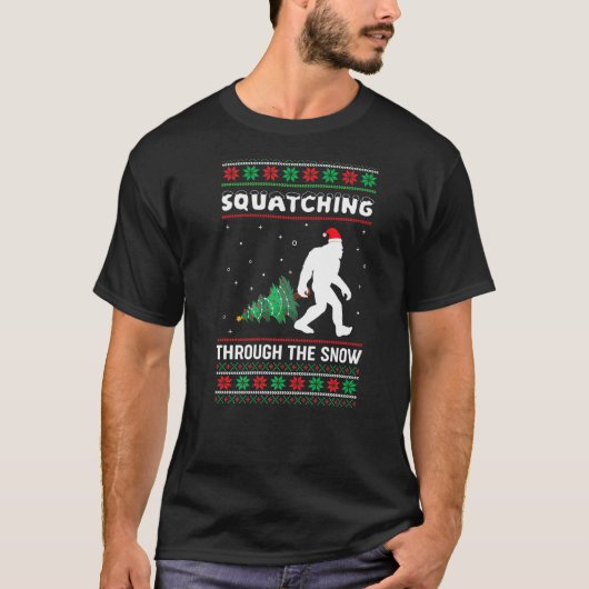 Knipper Drijf de sneeuwkerst T-shirt (Voorkant)