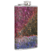 Knipper en roestvast gesmolten spatten van gekleur heupfles (Rechts)