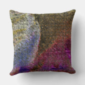 Knipper en roestvast gesmolten spatten van gekleur kussen (Achterkant)