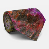 Knipper en roestvast gesmolten spatten van gekleur stropdas (Opgerold)