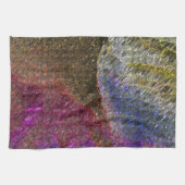 Knipper en roestvast gesmolten spatten van gekleur theedoek (Horizontaal)