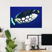 Knipper in het blauw poster (Thuiskantoor)