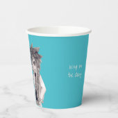 Knipperen Anime Guy, originele tekening Papieren Bekers (Links)