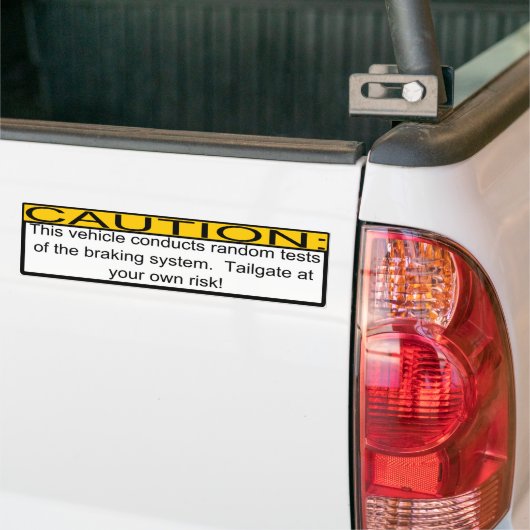 Knipperen Bumpersticker (Op Truck)