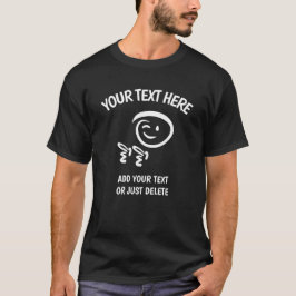 Knipperen Emoji Gezicht met Fingerguns Doodle Sjab T-shirt