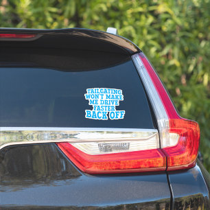 Knipperen maakt me niet sneller rijden sticker