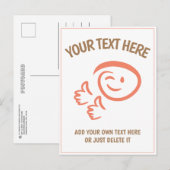 Knipperende emoji gezicht twee duimen omhoog. Dood Briefkaart (Voorkant / Achterkant)