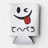 Knipperende gezicht tong uit てへぺろ Tehepero | Oeps Blikjeskoeler (Voorkant)