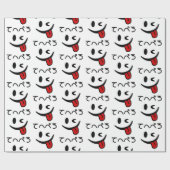 Knipperende gezicht tong uit てへぺろ Tehepero | Oeps Cadeaupapier (Vlak)