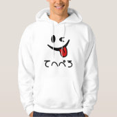 Knipperende gezicht tong uit てへぺろ Tehepero | Oeps Hoodie (Voorkant)