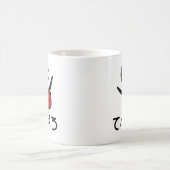 Knipperende gezicht tong uit てへぺろ Tehepero | Oeps Koffiemok (Center)