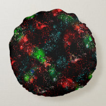 Knipperende kleurpatches onder donkere en mozaïeks