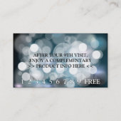 knipperende verlichting ponskaart klantenkaartje (Achterkant)