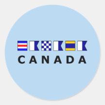 Knipperende vlaggen van het Canadese Nautical Sign