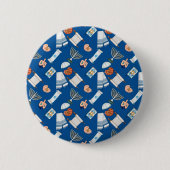 Knipperlicht voor Hanukkah Ronde Button 5,7 Cm (Voorkant)