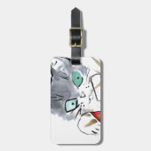 Knipperlichten Bagagelabel (Voorkant verticaal)