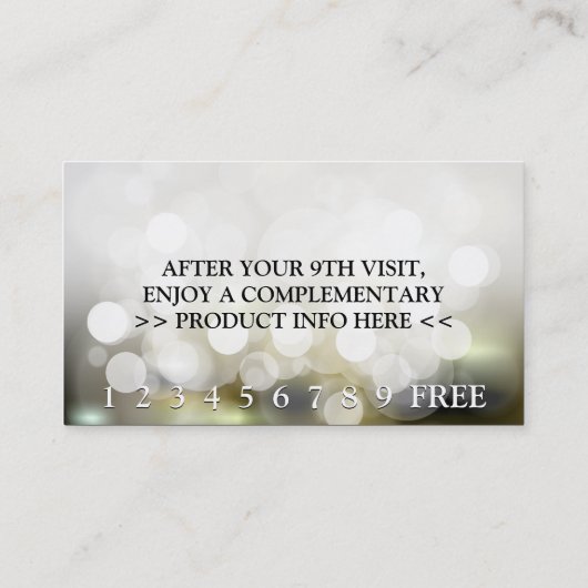 knipperlichten ponskaart klantenkaartje (Achterkant)