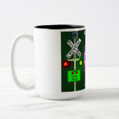 Knipperlichten Tweekleurige Koffiemok (Links)