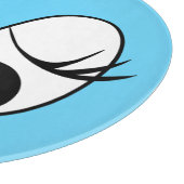 Knippers met nieuwsgierige ogen - Uw kleuren Snijplank (Hoek)