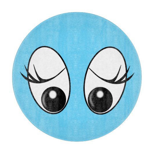 Knippers met nieuwsgierige ogen - Uw kleuren Snijplank (Voorkant)