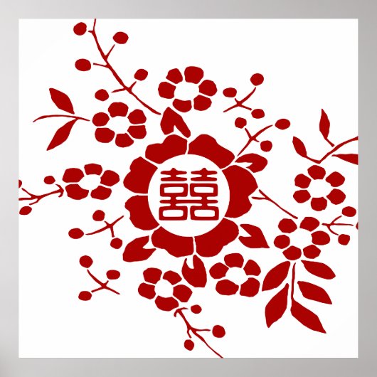 Knippers van Floral Paper - Witte Dubbele Geluk Poster (Voorkant)