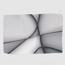 Knippers van grijs fijn omhulsel golfhanddoek