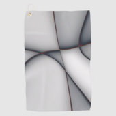 Knippers van grijs fijn omhulsel golfhanddoek (Voorkant)