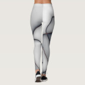 Knippers van grijs fijn omhulsel leggings (Achterkant)