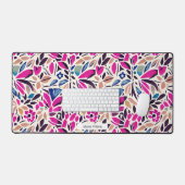 Knipsel Geïnspireerd Bloemen Vormen Patroon Bureaumat (Keyboard & Muis)