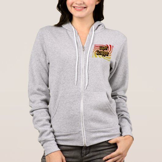 Knipsel Scrapbook Ambachtsman Hoodie (Voorkant)