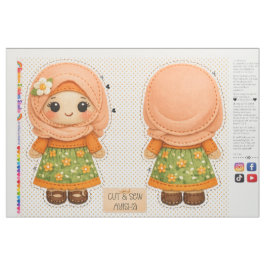 Knipt en naai knuffel - beginnersproject voor kind stof