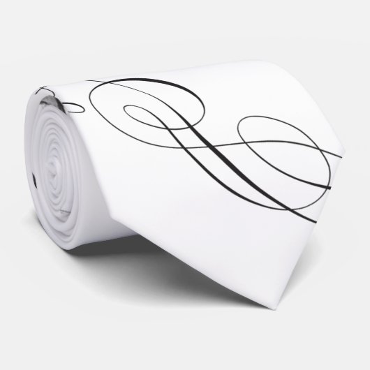 Kniptekening Stropdas (Opgerold)