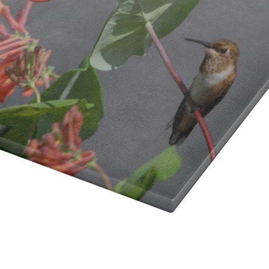 Knipvogel en bloemen snijplank (Hoek)