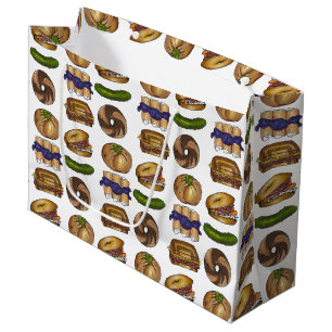 Knish Bagel Blintz Reuben Pickle Lox NYC Deli Food Large Cadeautasje