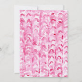 Knit Blanket Baby Girl Kaart (Achterkant)