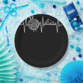 Knit Crochet Knitter Gift Crocheting Sheep Knittin Papieren Bordje (Feest)