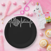 Knit Crochet Knitter Gift Crocheting Sheep Knittin Papieren Bordje (Feest)