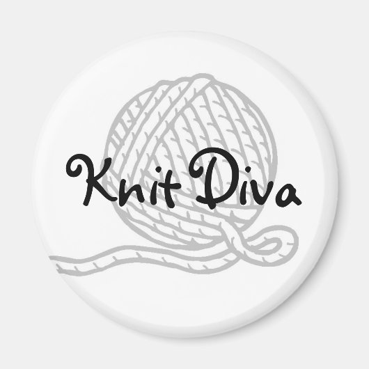 Knit Diva Magneet (Voorkant)