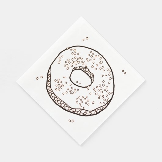 KNIT DONUT Standaard Luncheon Papieren servetten (Hoek)