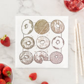 KNIT DONUTS Standaard papieren servetten voor het (Insitu)