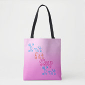 Knit Eat Sleep Knit - breinproject Tote Bag (Voorkant)