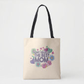 Knit-erally de beste moeder tote bag (Voorkant)