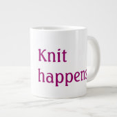 Knit gebeurt grote koffiekop (Voorkant rechts)