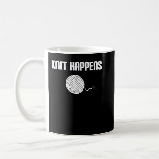 Knit gebeurt - Knitter Crocheting Crochet Koffiemok