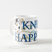 Knit gebeurt koffiemok (Voorkant links)